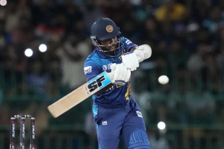 Kusal Mendis led the Sri Lanka chase with an aggressive 91
off 87 runs against Pakistan in their Super 4 Asia Cup fixture