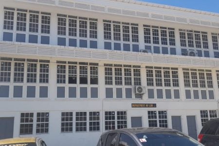 The law faculty building at the University of Guyana