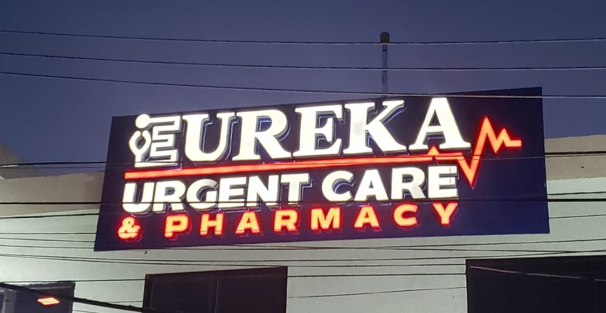 The sign announcing Eureka Labs’ newest facility