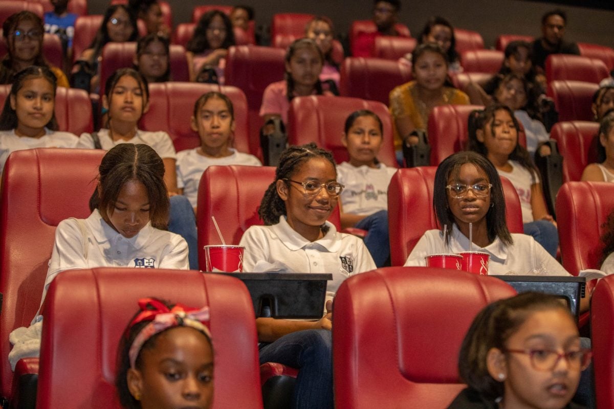 Children in attendance (Ministry of Education photo)