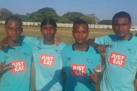 Eagles scorers David Chisolm, Kevin Duke, Neshawn Livan, and Shaquille King
