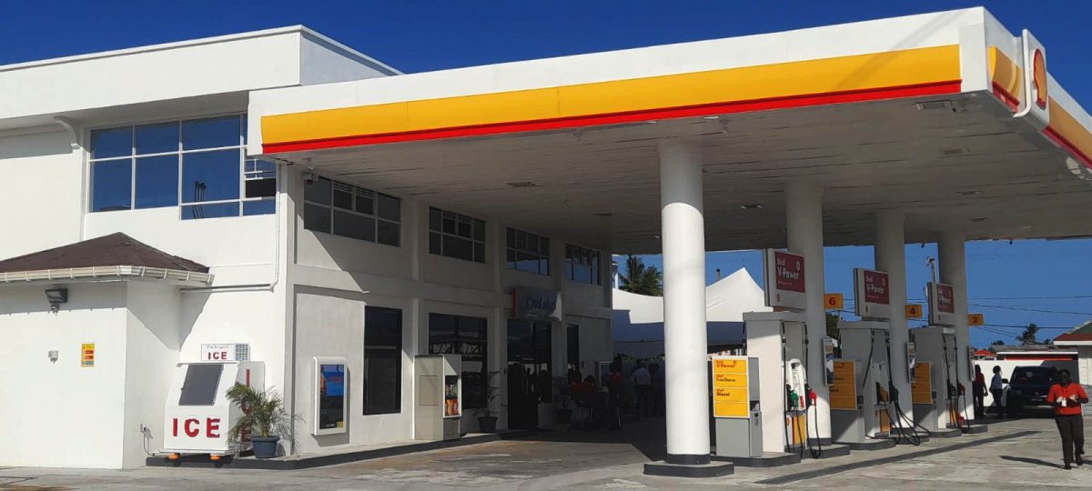 The newly opened Shell service station at Enmore