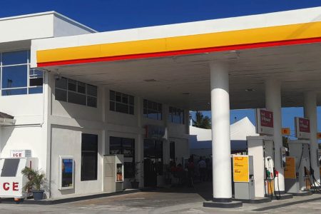 The newly opened Shell service station at Enmore