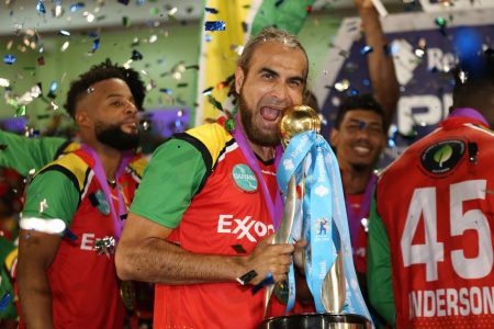 Imran Tahir captained Guyana Amazon Warriors to their first title.