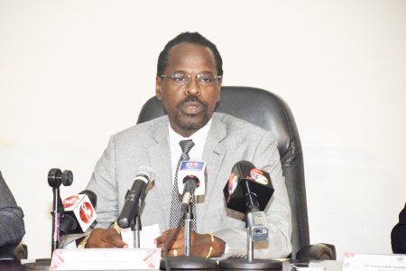 National Security Minister Fitzgerald Hinds