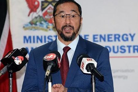 Trinidad and Tobago’s Energy Minister
Stuart Young
