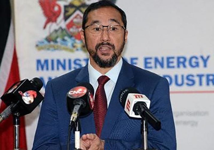 Trinidad and Tobago’s Energy Minister
Stuart Young