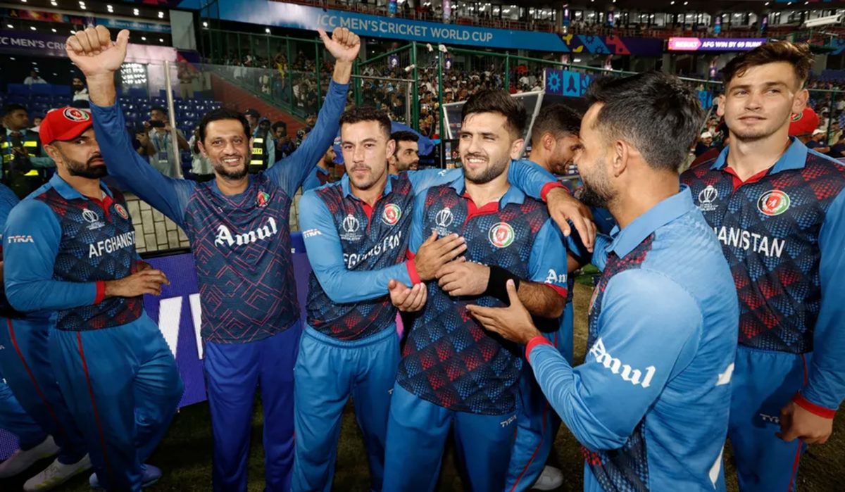 Afghanistan yesterday scripted their biggest win in World Cup history when they thrashed defending champions England by 69 runs.