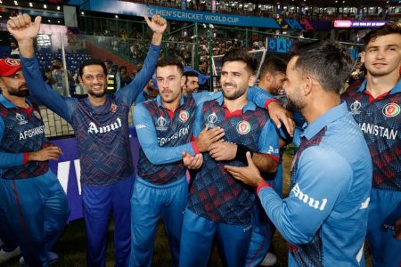 Afghanistan yesterday scripted their biggest win in World Cup history when they thrashed defending champions England by 69 runs.