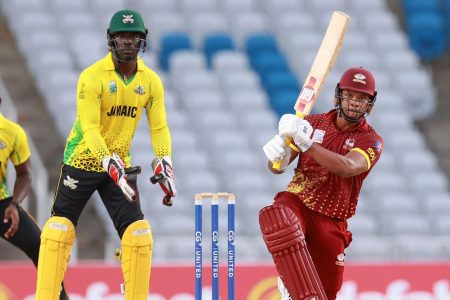 Kieran Powell scored 80 not out from 36 balls (CWI photo)