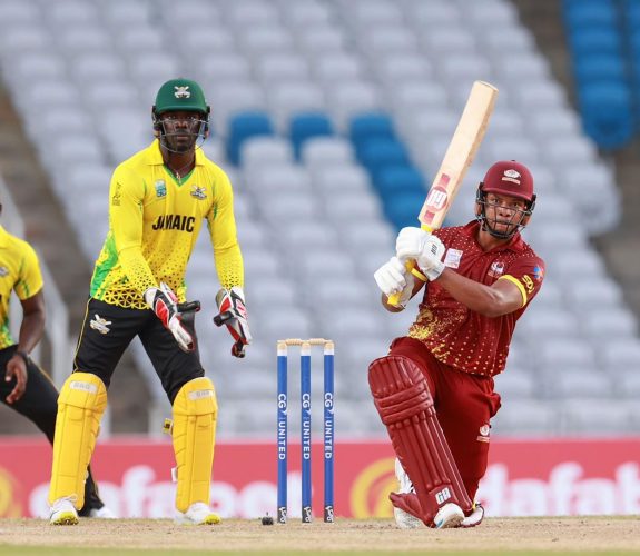 Kieran Powell scored 80 not out from 36 balls (CWI photo)