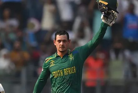 South Africa’s Quinton de Kock scored his third century in this year’s World Cup competition as South Africa steamrolled Bangaldesh