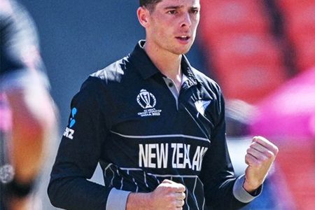 Mitchell Santner was named  Man of the Match after scoring an ubeaten 36 and taking  5-59.
