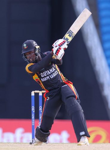 Kevin Sinclair scored 41 and took 2-42 for Guyana Harpy Eagles (CWI photo)