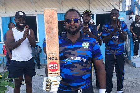Marcus Watkins scored an unbeaten century on Sunday to pilot Malteenoes to a huge win in the GCA/Pepsi first-division 50-overs tournament