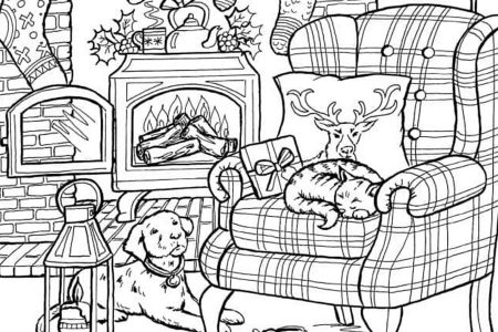 Let’s work on ensuring we enjoy the season in a relaxed mode as seen exhibited by the cat and dog in the above sketch.
