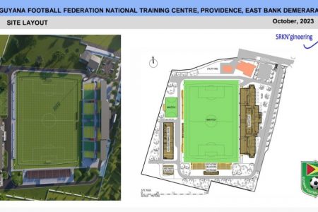 A site layout of the GFF facility once completed