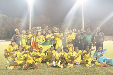 The Golden Jaguars squad which qualified for the League A of the CONCACAF Nations League for their first time in the team’s history 