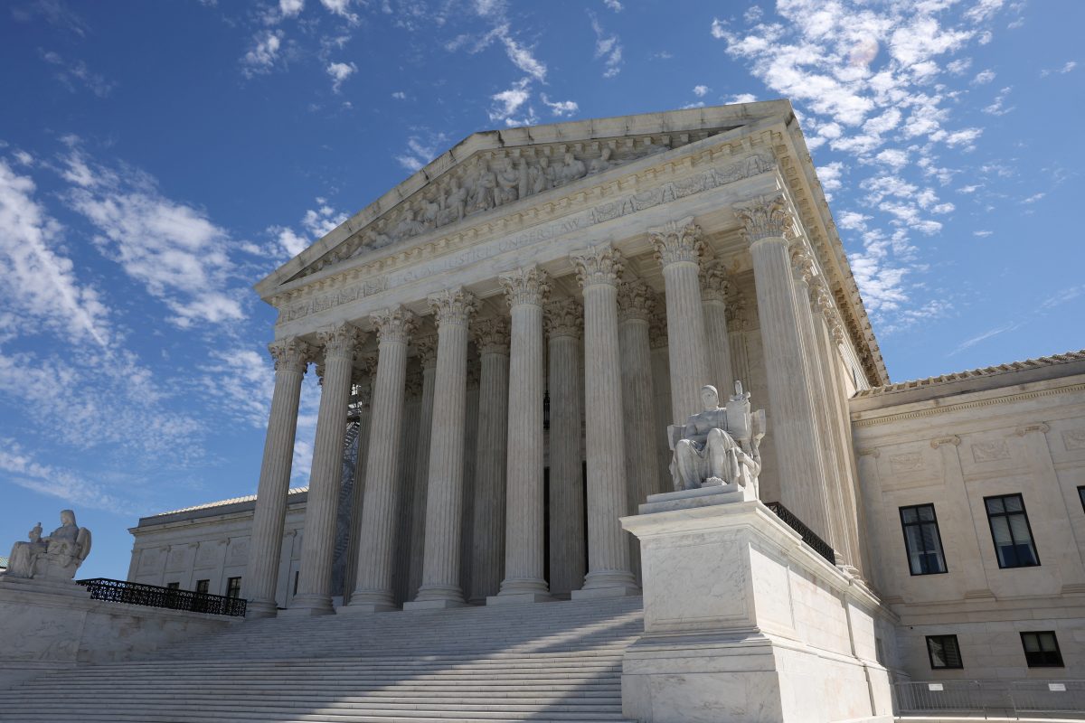 FILE PHOTO: The U.S. Supreme Court building is seen on the day that Justices Clarence Thomas and Samuel Alito released their delayed financial disclosure reports and the reports were made public in Washington, U.S., August 31, 2023. REUTERS/Kevin Wurm/File Photo