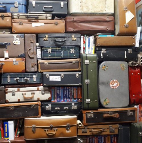 Most major airports have a facility where luggage left behind
by travellers is stored
