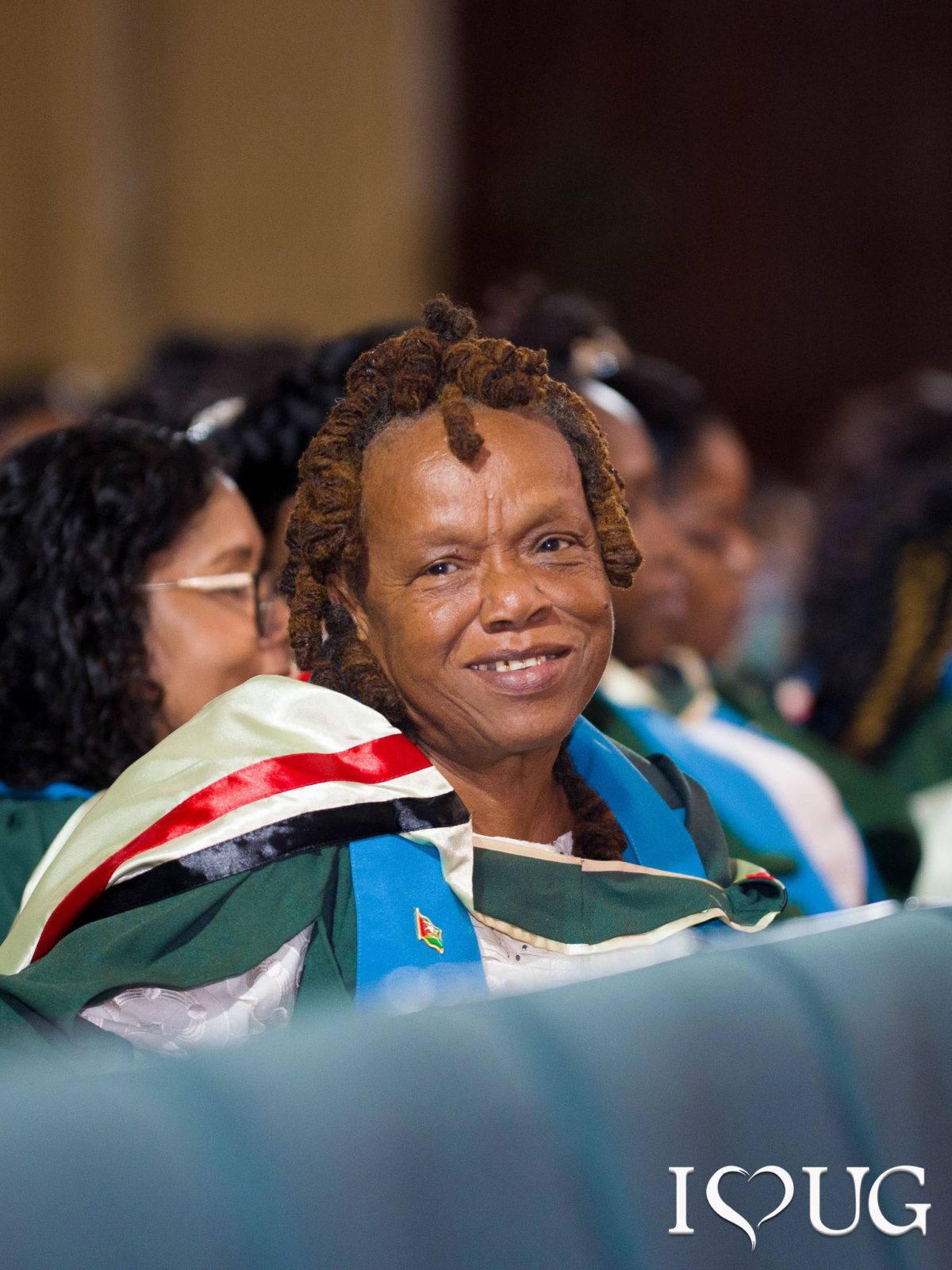 Pamela Maison (72-year-old graduate) (University of Guyana Facebook Page)