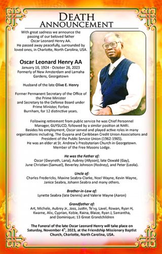 OSCAR LEONARD HENRY AA