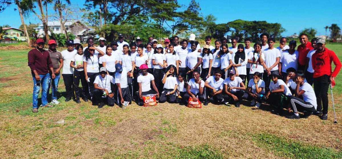 The 2024 Physical Education (PE) class from Rosignol Secondary was hard at work yesterday at the Nexgen Golf Academy on Woolford Avenue with Sir Kevon Jawahir, Master Coach Aleem Hussain, and Senior Coach Vishal Dhanai in an effort to maintain their dominant performance in golf at the CSEC PE elective.