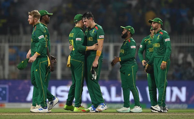 South Africa were distraught after their nail-biting semifinal loss to arch-rival Australia