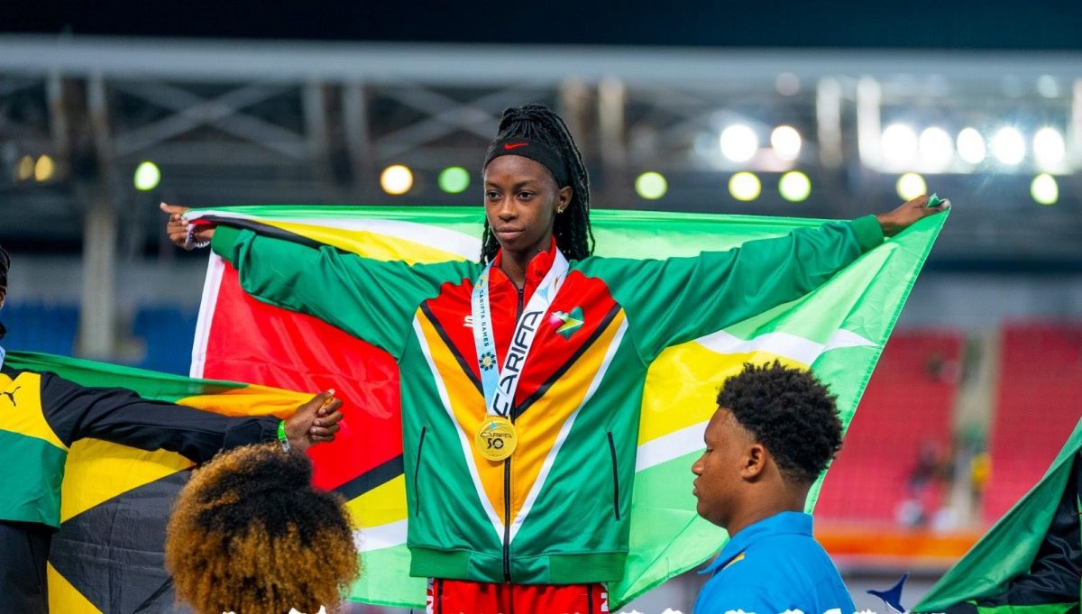 Tianna Springer will be the headliner amongst a strong track and field contingent to represent Guyana at the IGG in Suriname