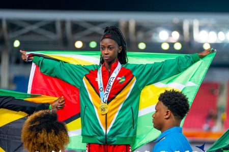 Tianna Springer will be the headliner amongst a strong track and field contingent to represent Guyana at the IGG in Suriname