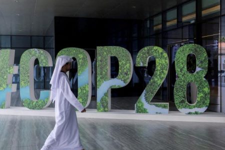 The climate summit is being held in Dubai - a gleaming high-tech city in a country awash in petrodollars. Photo: Reuters