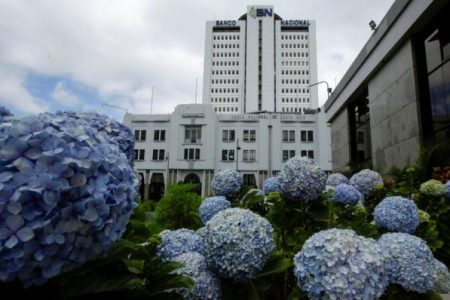 The National Bank of Costa Rica's headquarters are pictured in San Jose