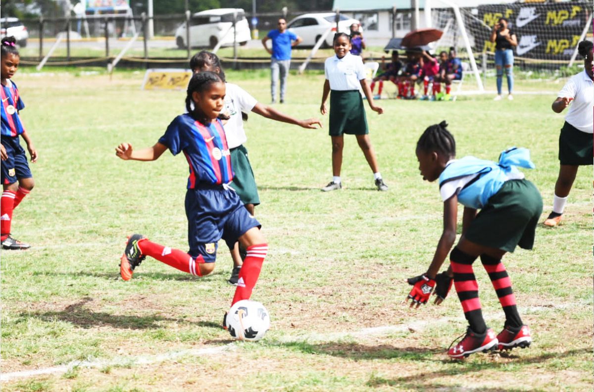 Action between St. John the Baptist (blue) and Genesis Academy
