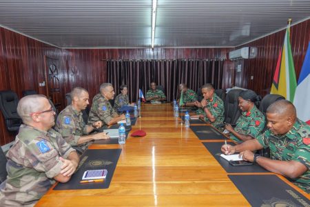 The two sides during the meeting (GDF photo)