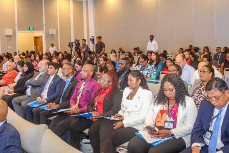 Some of the attendees (Ministry of Human Services photo)