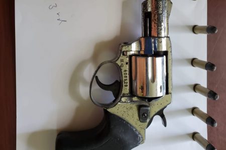 The loaded revolver (Police photo)