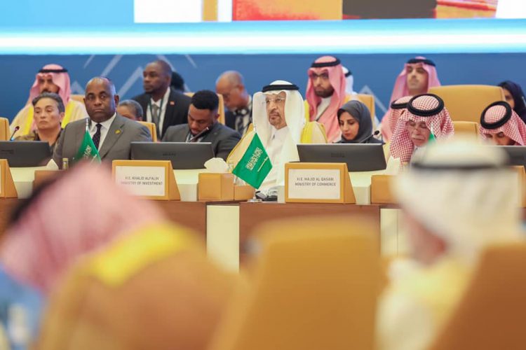 One of the meetings in Riyadh (Office of the President photo)
