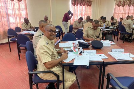 Some of the senior officers at the training (GPF photo)