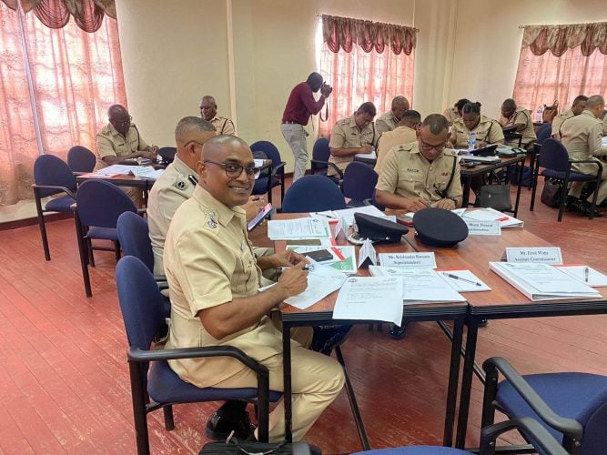 Some of the senior officers at the training (GPF photo)