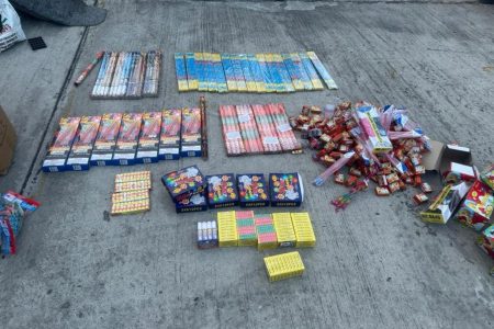 The squibs and firecrackers that were found