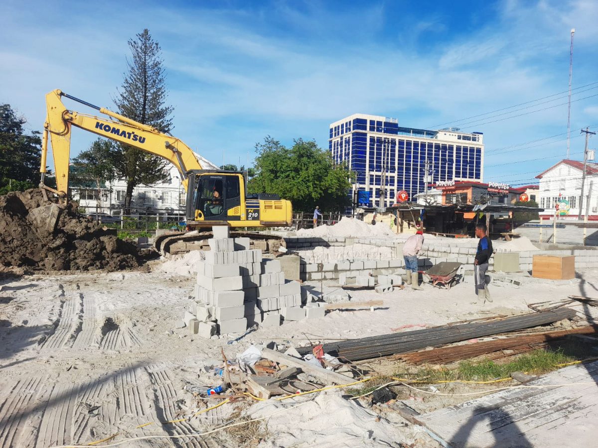 Construction of the new school underway