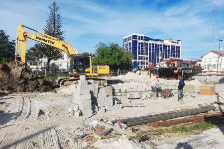 Construction of the new school underway