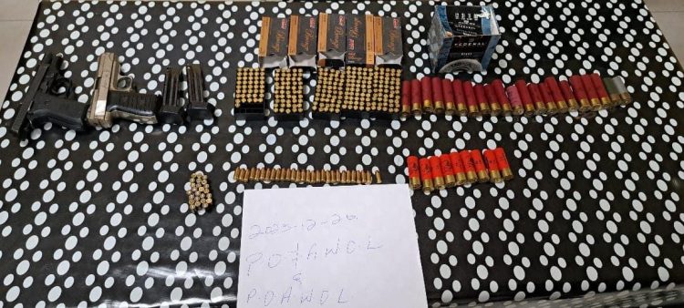 The ammunition (Police photo)