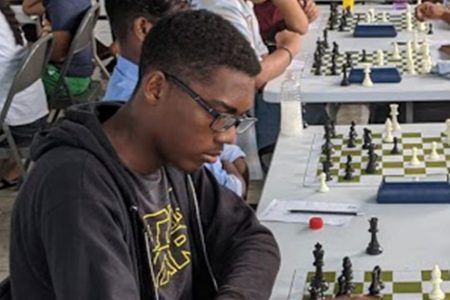Jaden Taylor during a previous chess championship (SN file photo)
