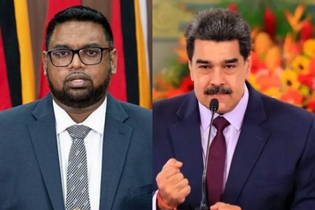 Irfaan Ali                                                  Nicolas Maduro