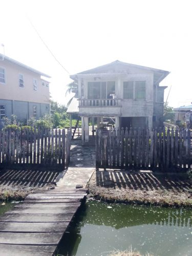 The house where the body was found