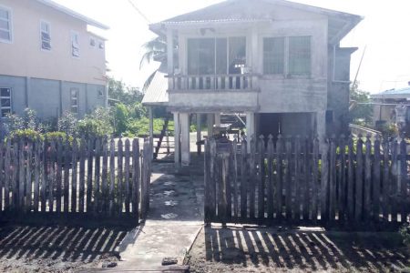 The house where the body was found