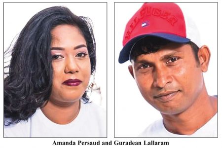 Amanda Persaud and Guradean Lallaram