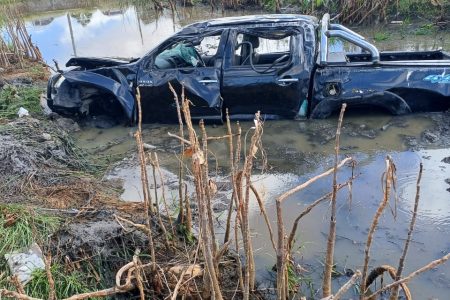 The accident scene (Police photo)