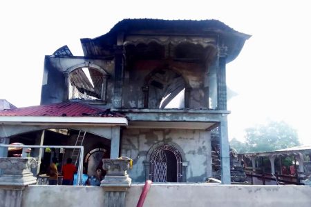 The destroyed house at Zeelugt